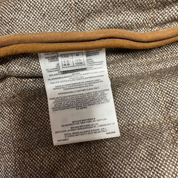 Brooks Brothers Suede Vest - Picture 2 of 5